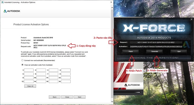 Hướng dẫn chi tiết các bước bẻ khóa AutoCAD 2019 